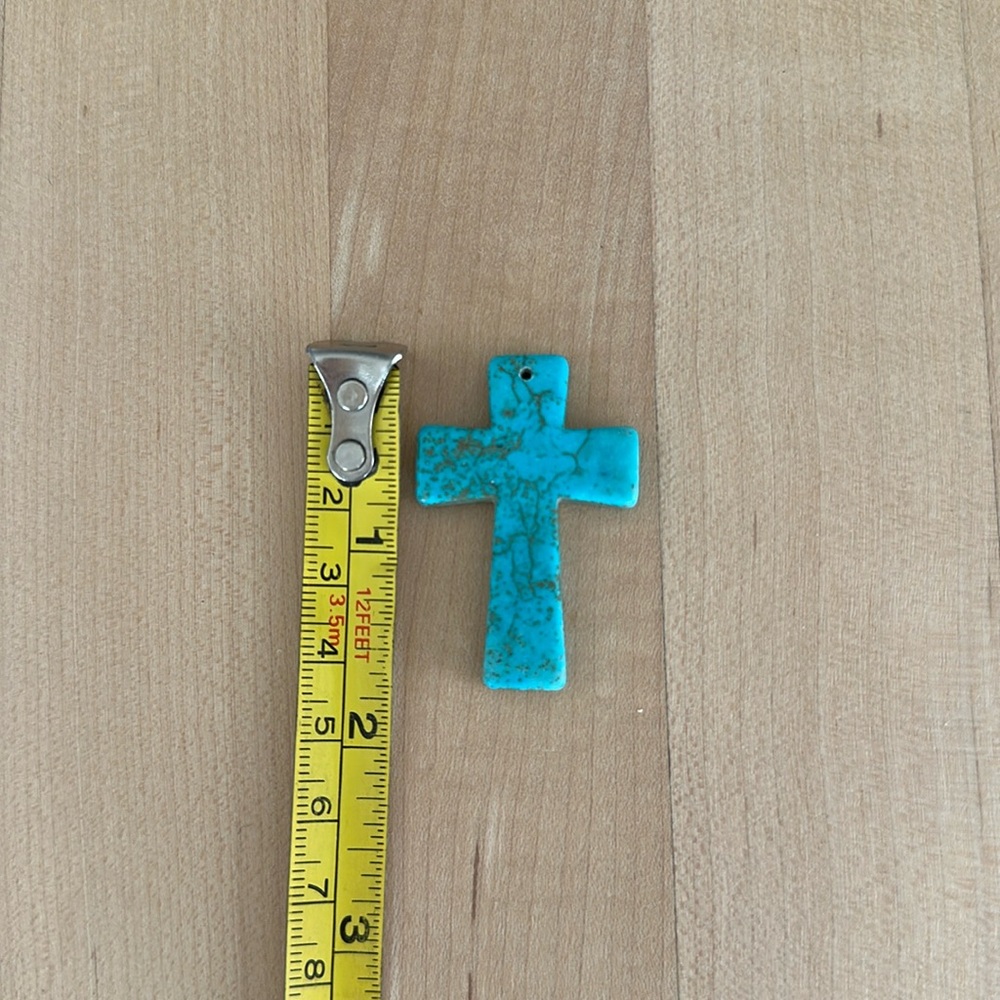Turquoise Cross Pendant